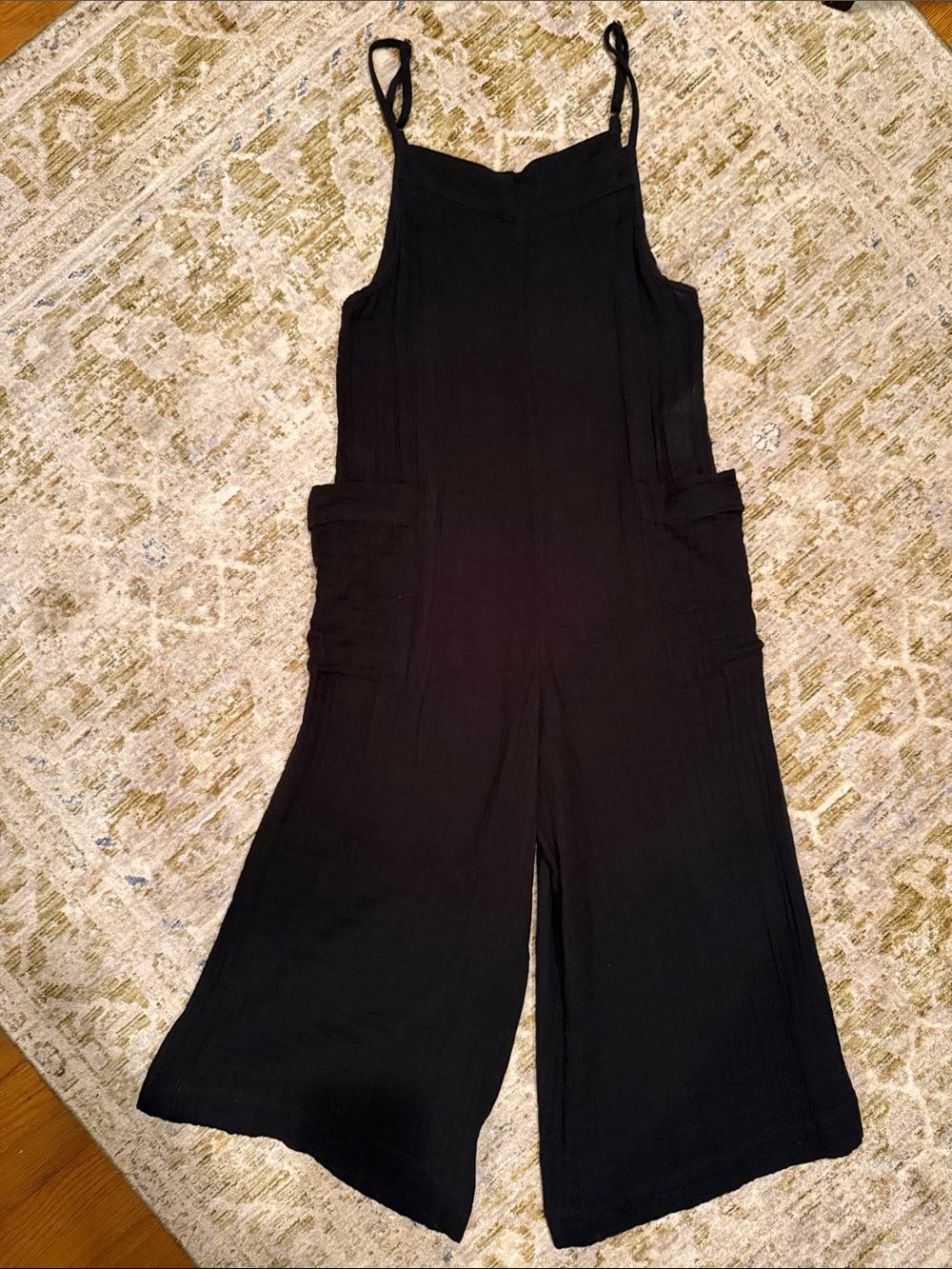 Rip Curl Classic Surf Jumpsuit Black Wide-Leg NWOT Gauze Women’s Size M